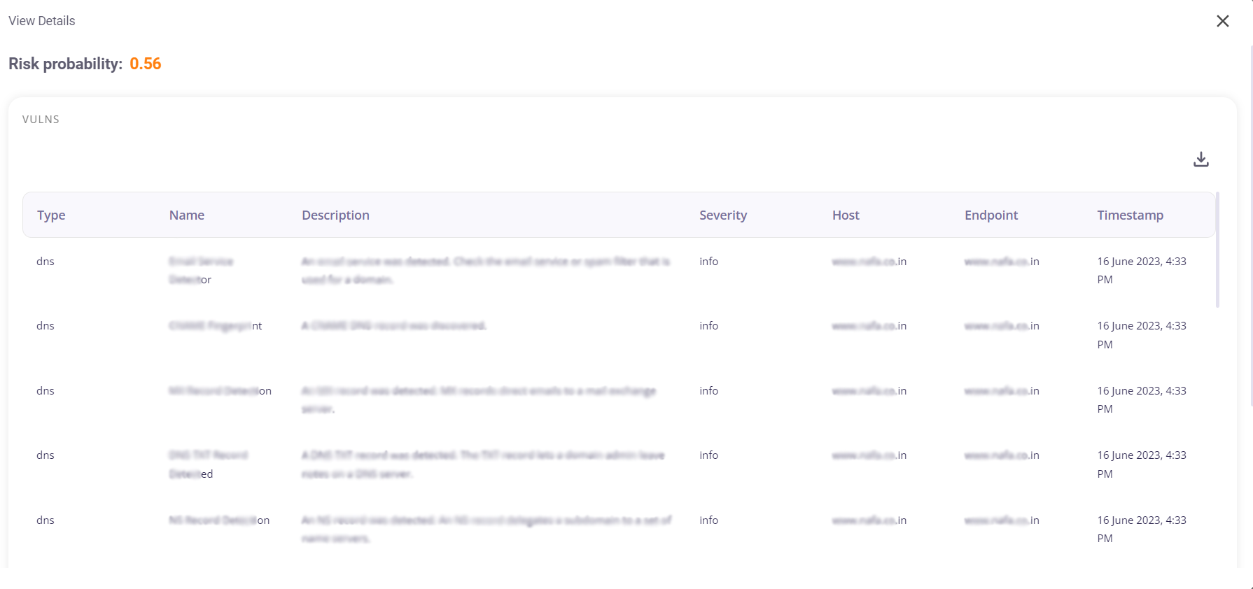 Subdomain details